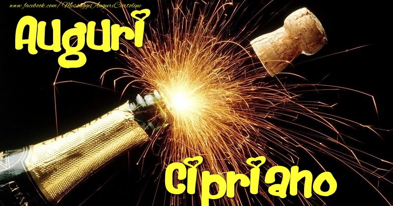Cartoline di auguri - Champagne | Auguri Cipriano