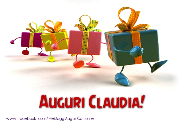 Cartoline di auguri - Auguri Claudia!