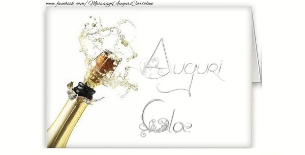 Cartoline di auguri - Champagne | Auguri, Cloe