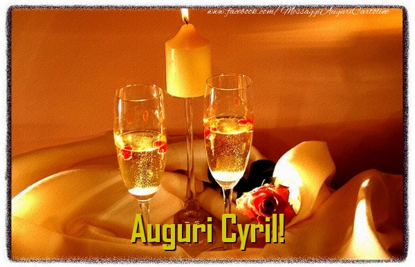 Cartoline di auguri - Champagne | Auguri Cyril
