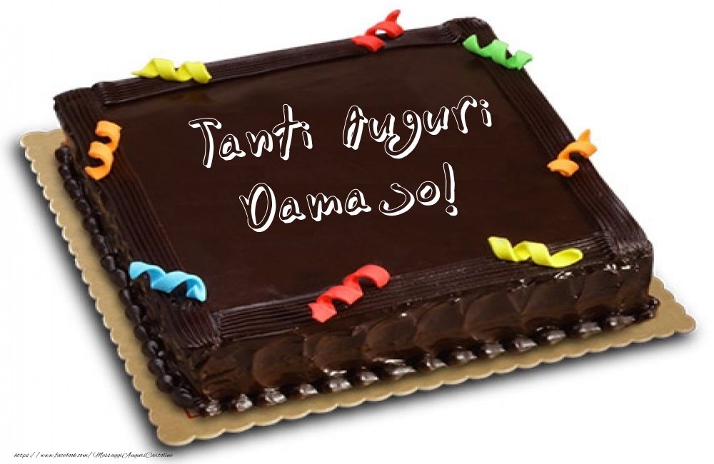  Cartoline di auguri -  Torta - Tanti Auguri Damaso!