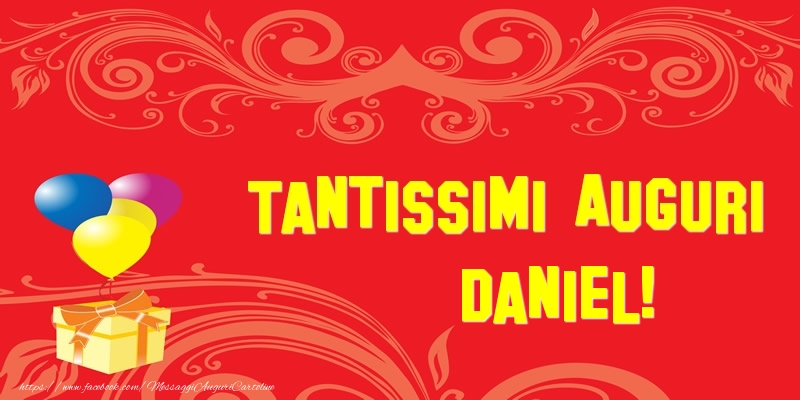 Cartoline di auguri - Tantissimi Auguri Daniel!
