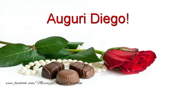 Cartoline di auguri - Rose | Auguri Diego!