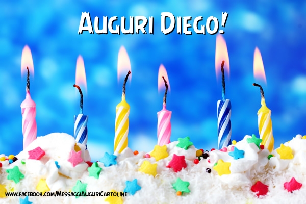 Cartoline di auguri - Auguri Diego !