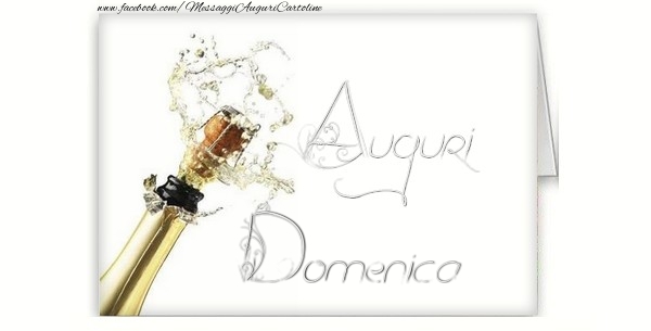 Cartoline di auguri - Champagne | Auguri, Domenica