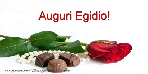 Cartoline di auguri - Auguri Egidio!
