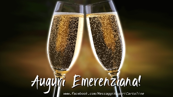 Cartoline di auguri - Champagne | Auguri Emerenziana!