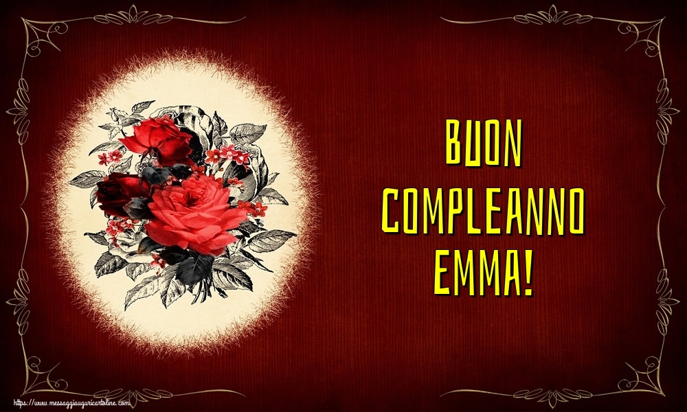Cartoline di auguri - Buon compleanno Emma!
