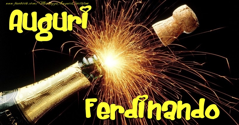Cartoline di auguri - Champagne | Auguri Ferdinando