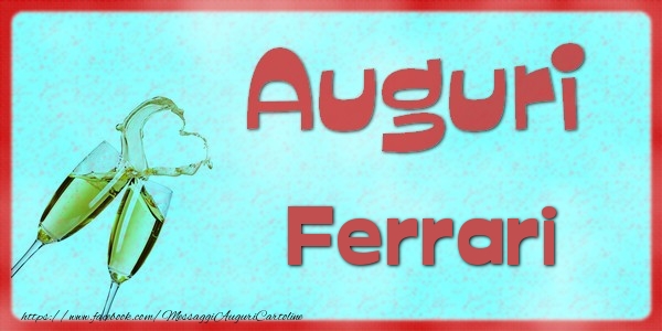 Cartoline di auguri - Auguri Ferrari