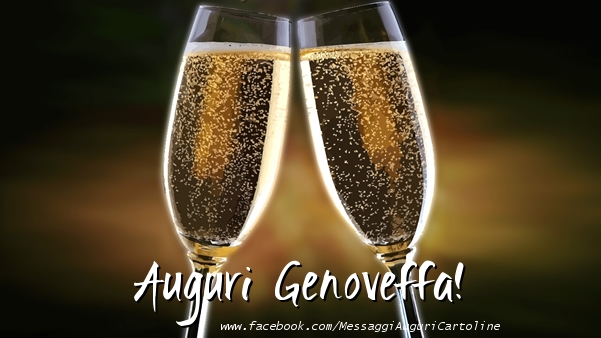 Cartoline di auguri - Champagne | Auguri Genoveffa!