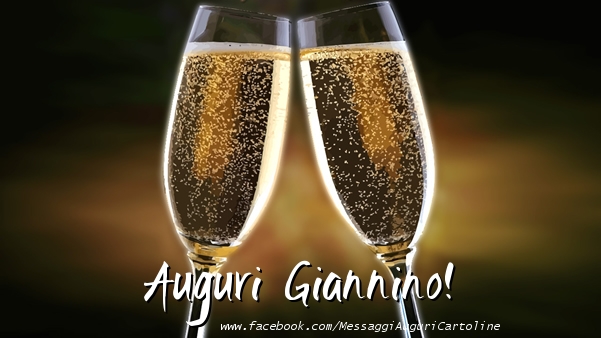 Cartoline di auguri - Champagne | Auguri Giannino!