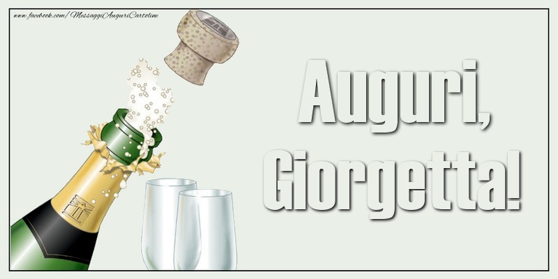 Cartoline di auguri - Champagne | Auguri, Giorgetta!