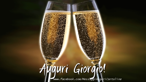 Cartoline di auguri - Champagne | Auguri Giorgio!
