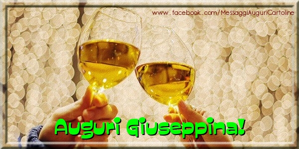 Cartoline di auguri - Champagne | Auguri Giuseppina