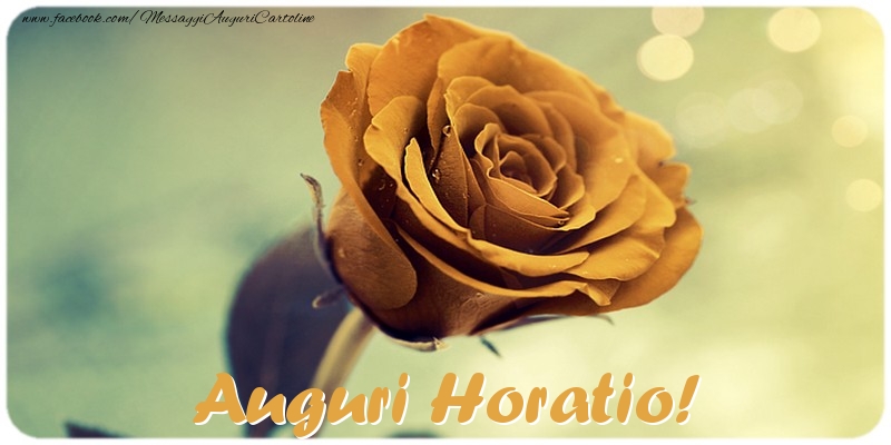 Cartoline di auguri - Auguri Horatio