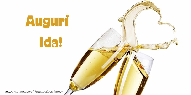 Cartoline di auguri - Champagne | Auguri Ida!