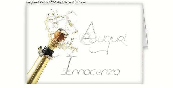 Cartoline di auguri - Champagne | Auguri, Innocenzo