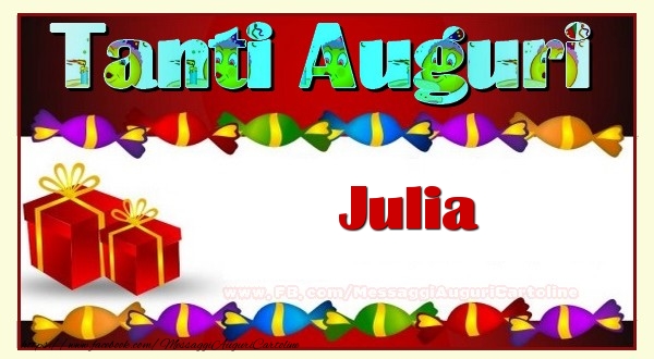 Cartoline di auguri - Emoticons & Regalo | Te iubesc, Julia!