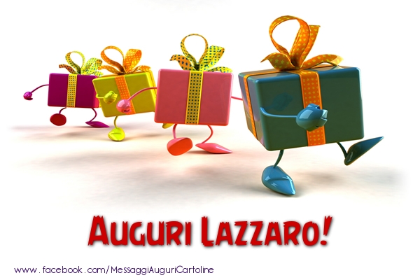 Cartoline di auguri - Auguri Lazzaro!
