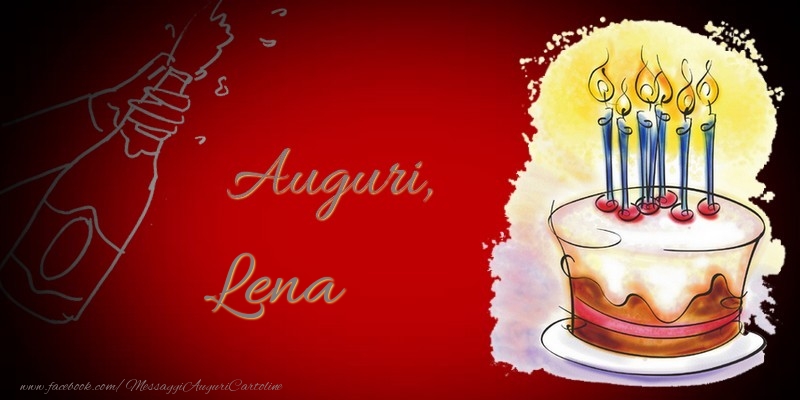 Cartoline di auguri - Auguri, Lena