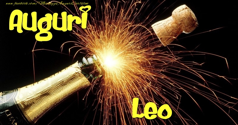 Cartoline di auguri - Auguri Leo