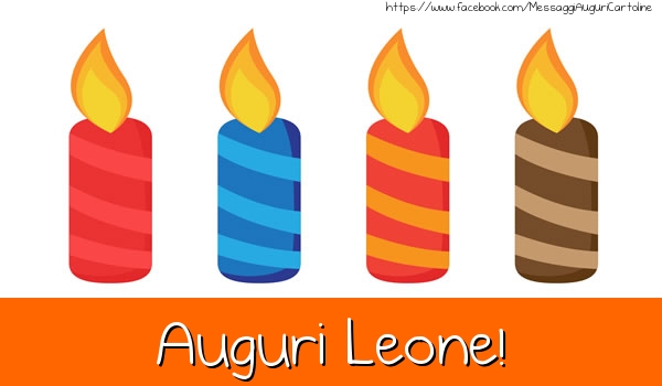 Cartoline di auguri - Auguri Leone!