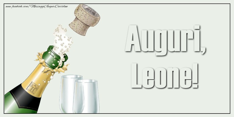 Cartoline di auguri - Champagne | Auguri, Leone!
