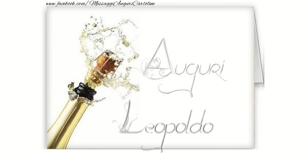 Cartoline di auguri - Champagne | Auguri, Leopoldo
