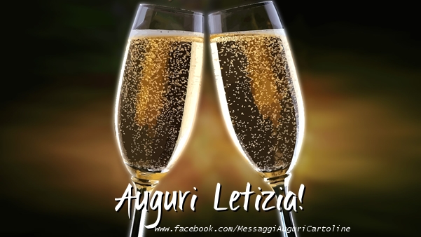  Cartoline di auguri - Champagne | Auguri Letizia!