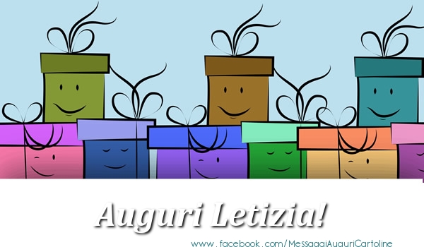 Cartoline di auguri - Regalo | Auguri Letizia!