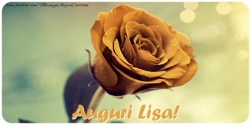 Cartoline di auguri - Auguri Lisa