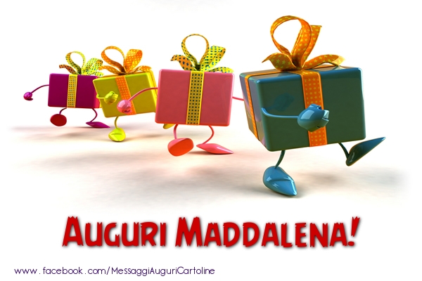 Cartoline di auguri - Auguri Maddalena!