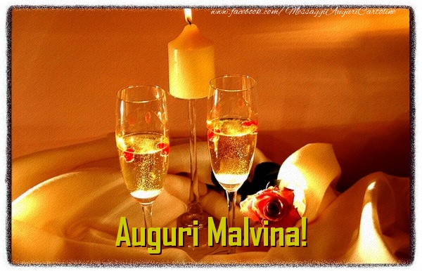 Cartoline di auguri - Champagne | Auguri Malvina