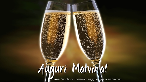 Cartoline di auguri - Champagne | Auguri Malvina!