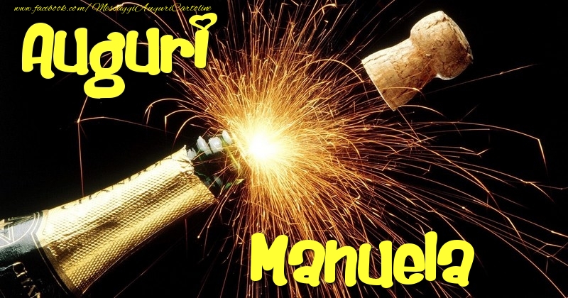 Cartoline di auguri - Champagne | Auguri Manuela