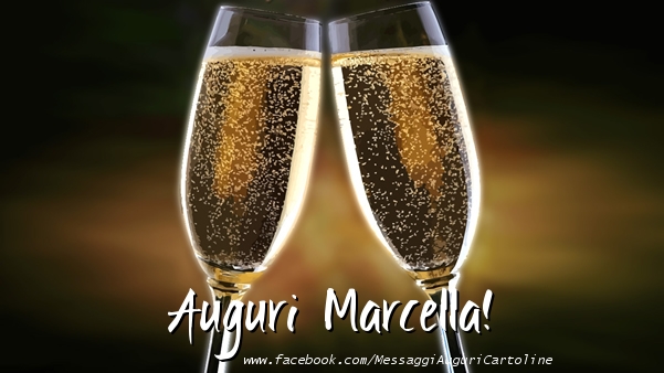 Cartoline di auguri - Champagne | Auguri Marcella!