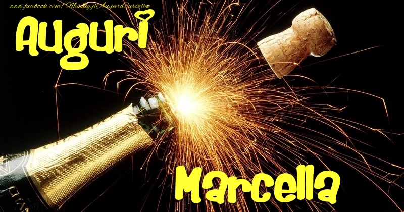 Cartoline di auguri - Auguri Marcella