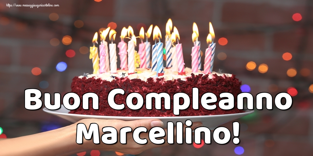 Cartoline di auguri - Torta | Buon Compleanno Marcellino!