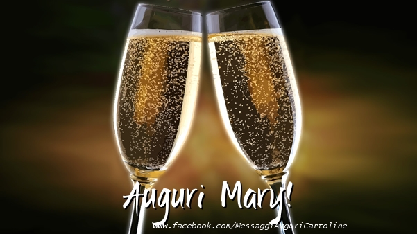 Cartoline di auguri - Champagne | Auguri Mary!