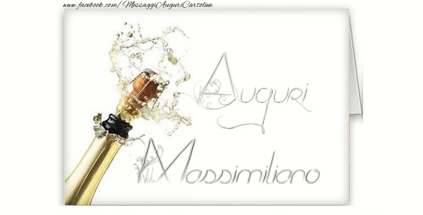 Cartoline di auguri - Champagne | Auguri, Massimiliano