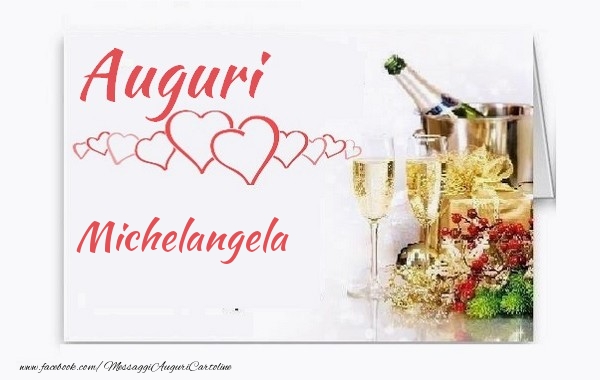 Cartoline di auguri - Champagne | Auguri, Michelangela!