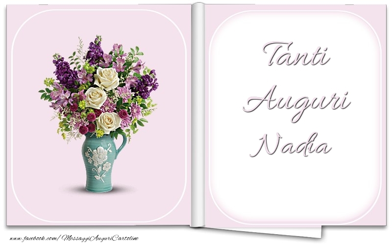 Cartoline di auguri - Tanti Auguri Nadia