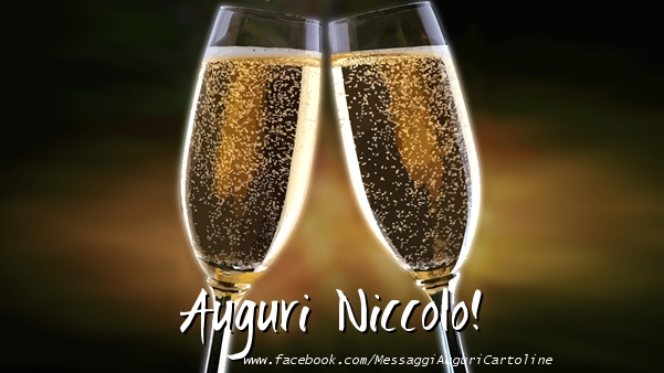 Cartoline di auguri - Champagne | Auguri Niccolo!
