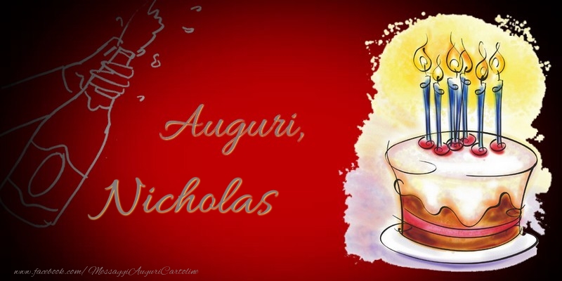 Cartoline di auguri - Torta | Auguri, Nicholas