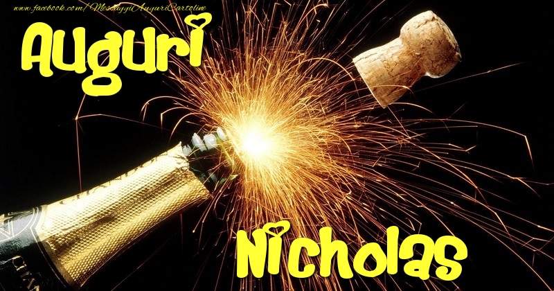 Cartoline di auguri - Champagne | Auguri Nicholas