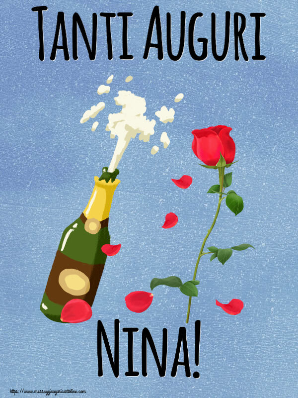 Cartoline di auguri - Tanti Auguri Nina!