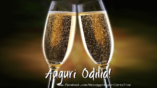 Cartoline di auguri - Champagne | Auguri Odilia!