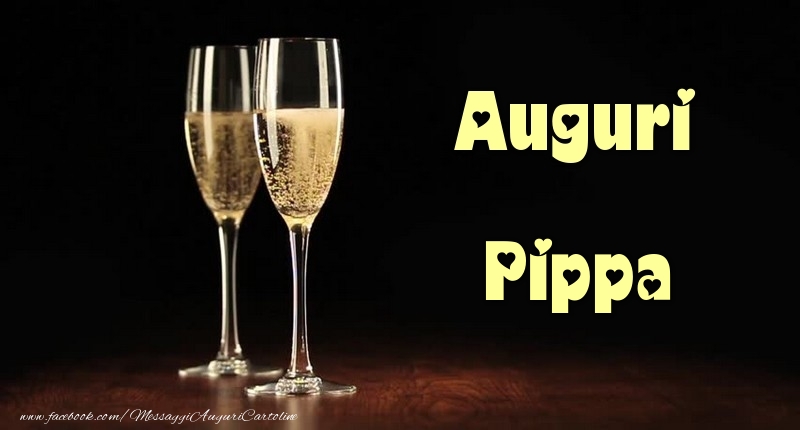 Cartoline di auguri - Champagne | Auguri Pippa