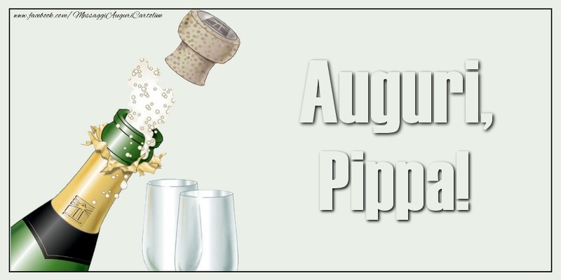 Cartoline di auguri - Champagne | Auguri, Pippa!